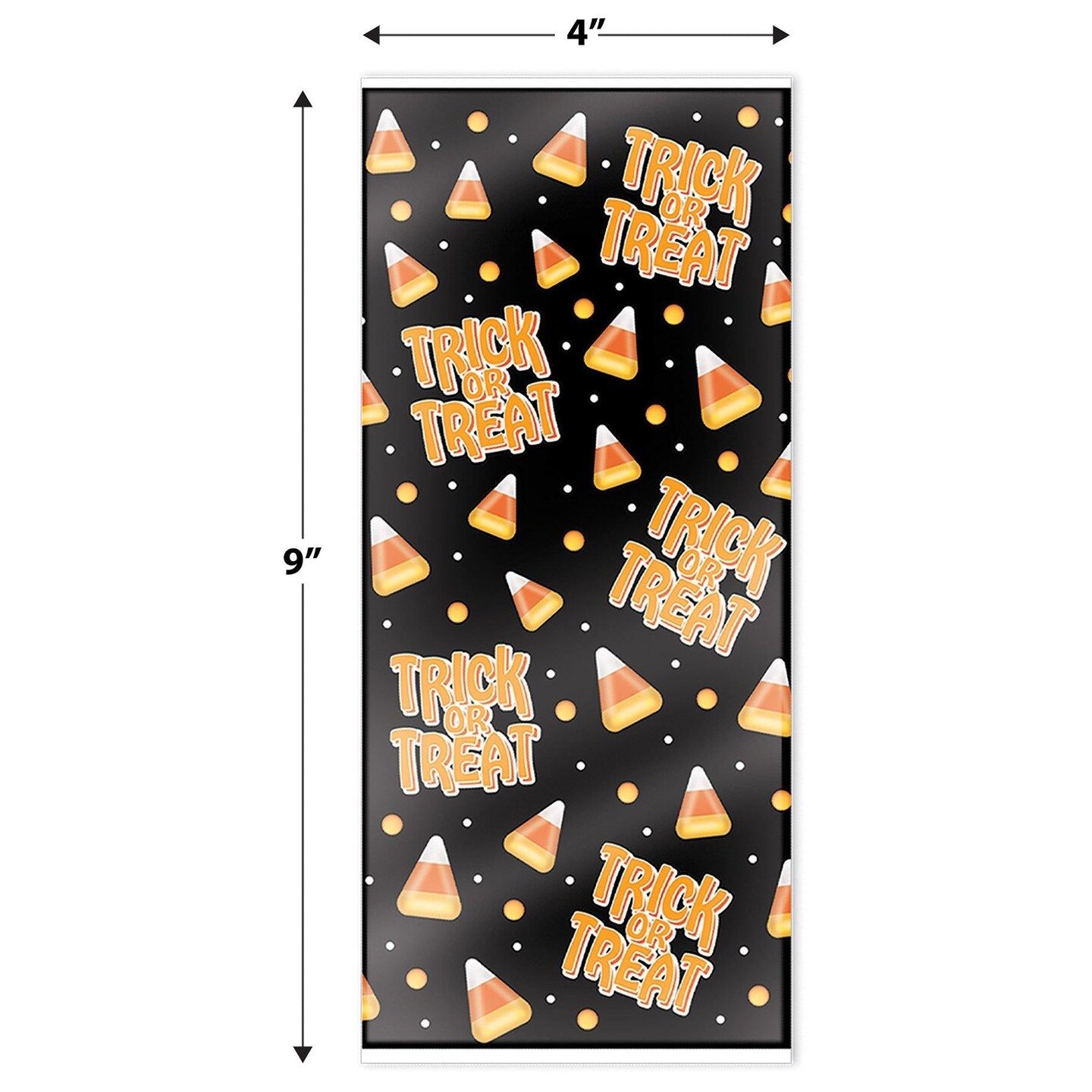 300 Pack Beistle Halloween Trick Or Treat Cello Bags