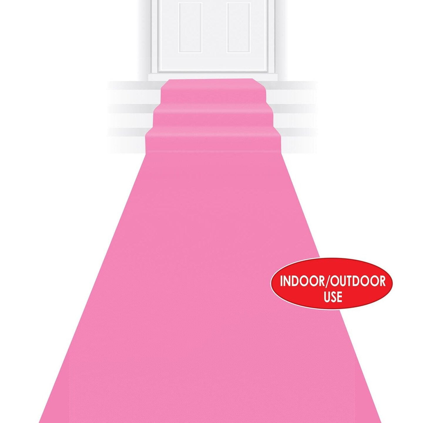 6 Pack Beistle Pink Party Carpet Runner