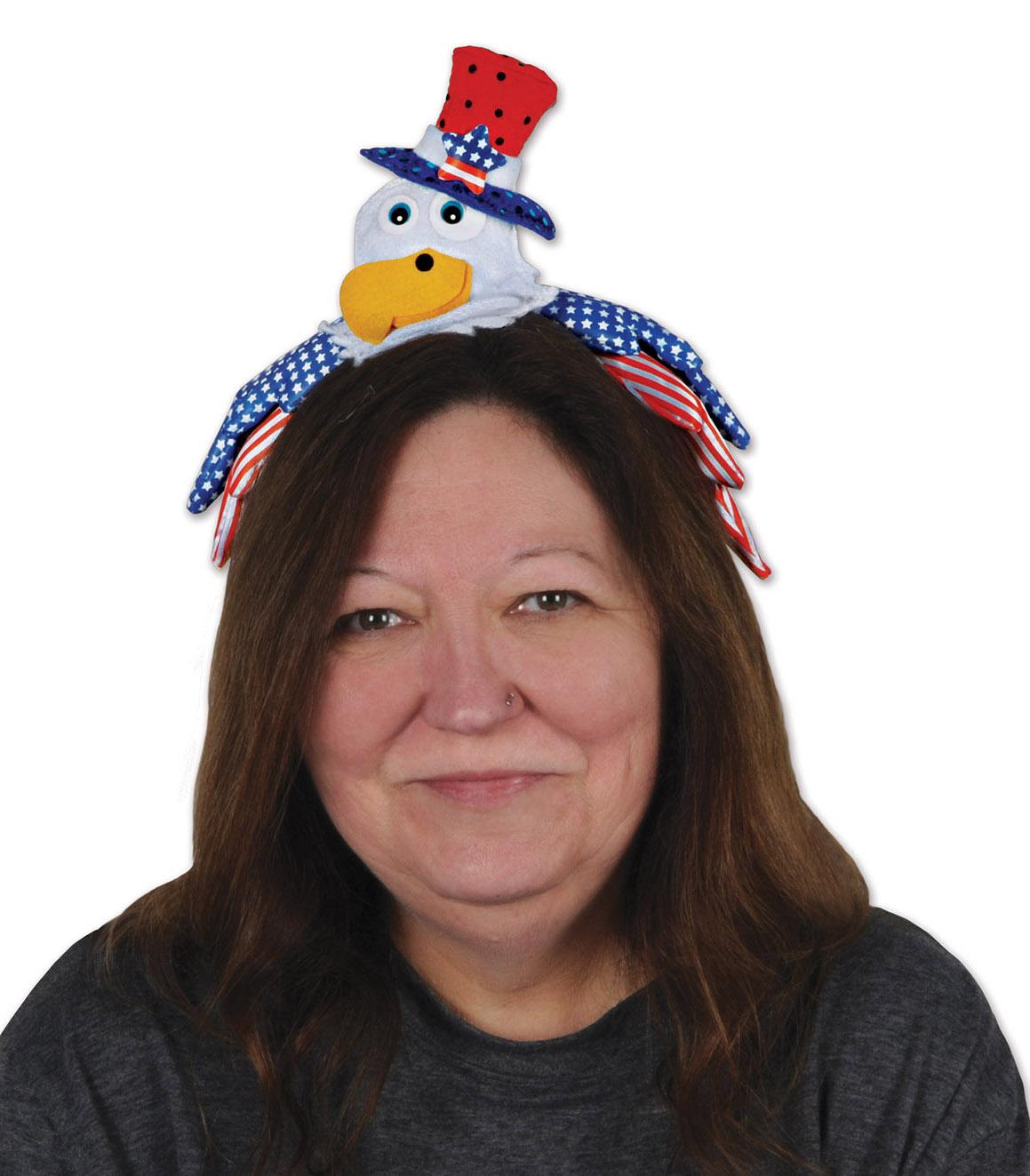 12 Pack Beistle Patriotic Eagle Headband