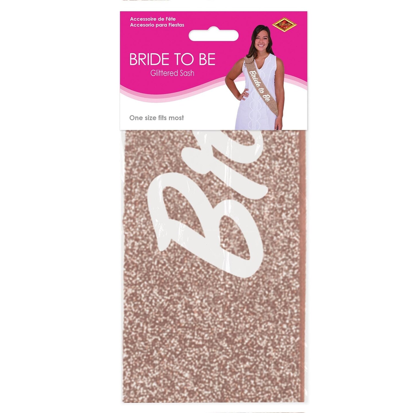 6 Pack Beistle Bachelorette Party Bride To Be Glittered Sash