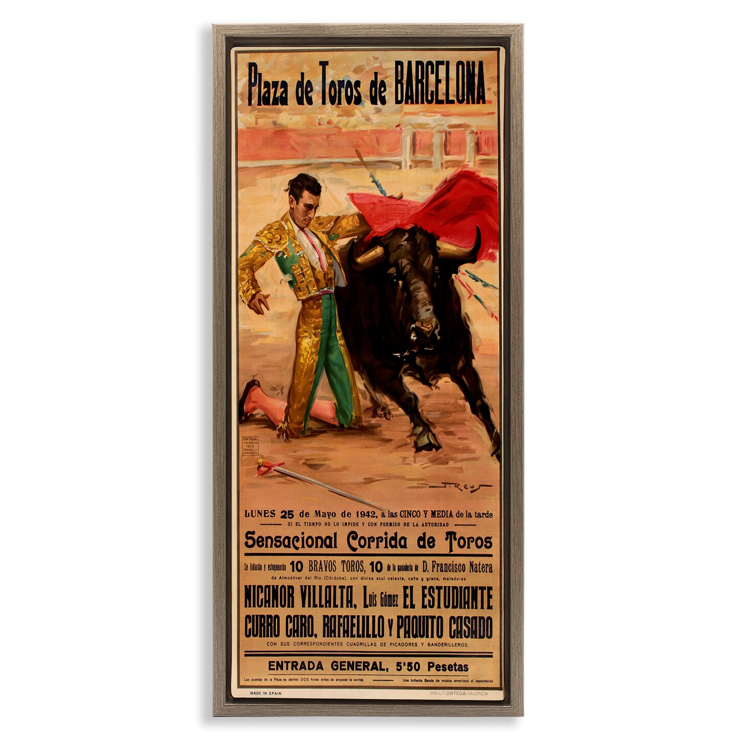 Stupell Industries Classic Rodeo Poster Floating Frame By Marcus Jules