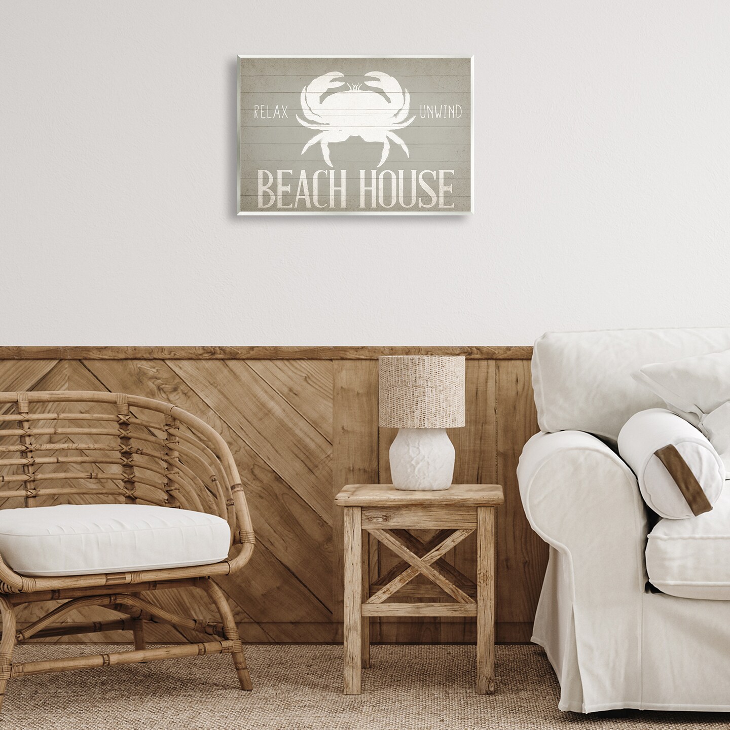 Stupell Industries Relax Unwind Beach House Wall Plaque By Kim Allen