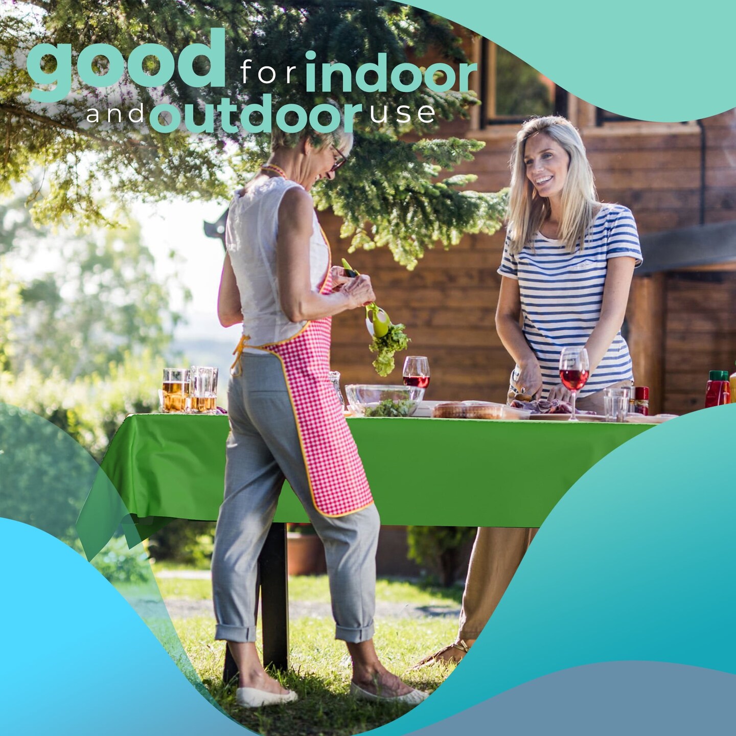 Exquisite Plastic Table Cover Roll – 40" x 100' Disposable Tablecloth Roll – Premium Thick 0.5 MIL Plastic Banquet Roll – Party Table Cover Roll for Events & Catering