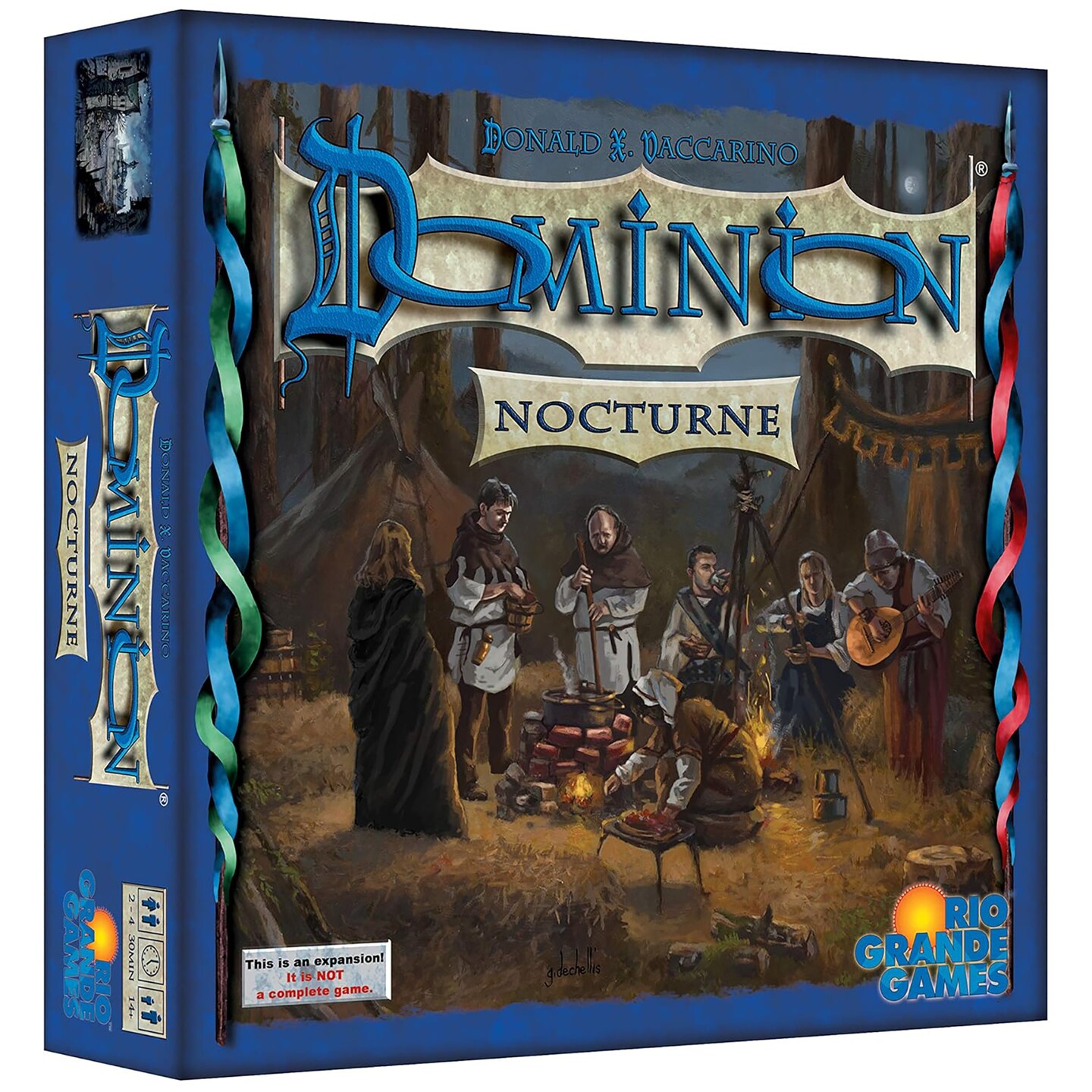 Rio Grande Games: Dominion: Nocturne, an Expansion, Strategy Board Game, 2 to 4 Players, 30 Minute Play Time, For Ages 14 and up