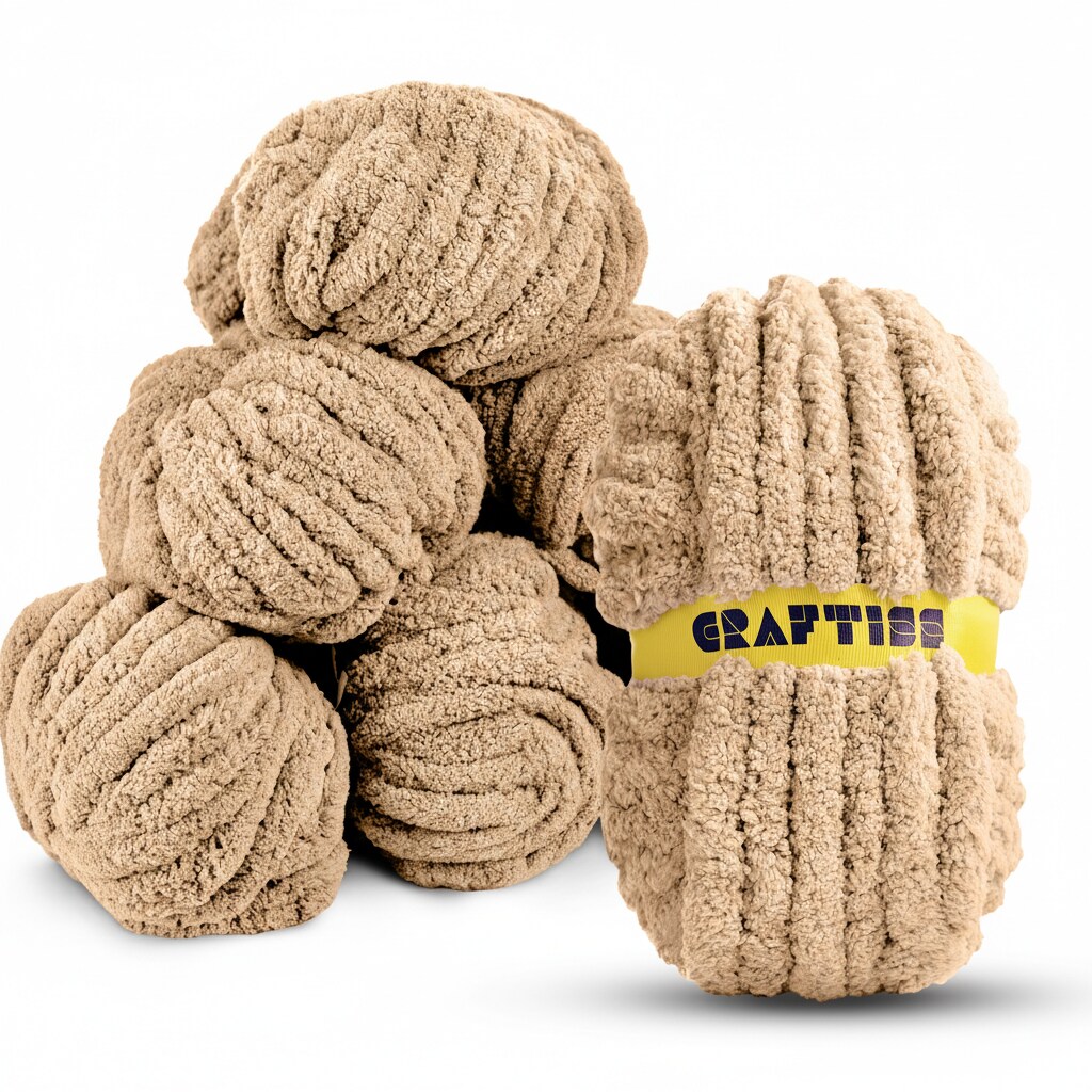 8 Rolls Chunky Chenille Yarn for Crocheting - Jumbo 7 Weight (27 yds, 8 oz Each Skein), Bulky Thick Crochet Knit Blanket Chunky Yarn for Hand Knitting