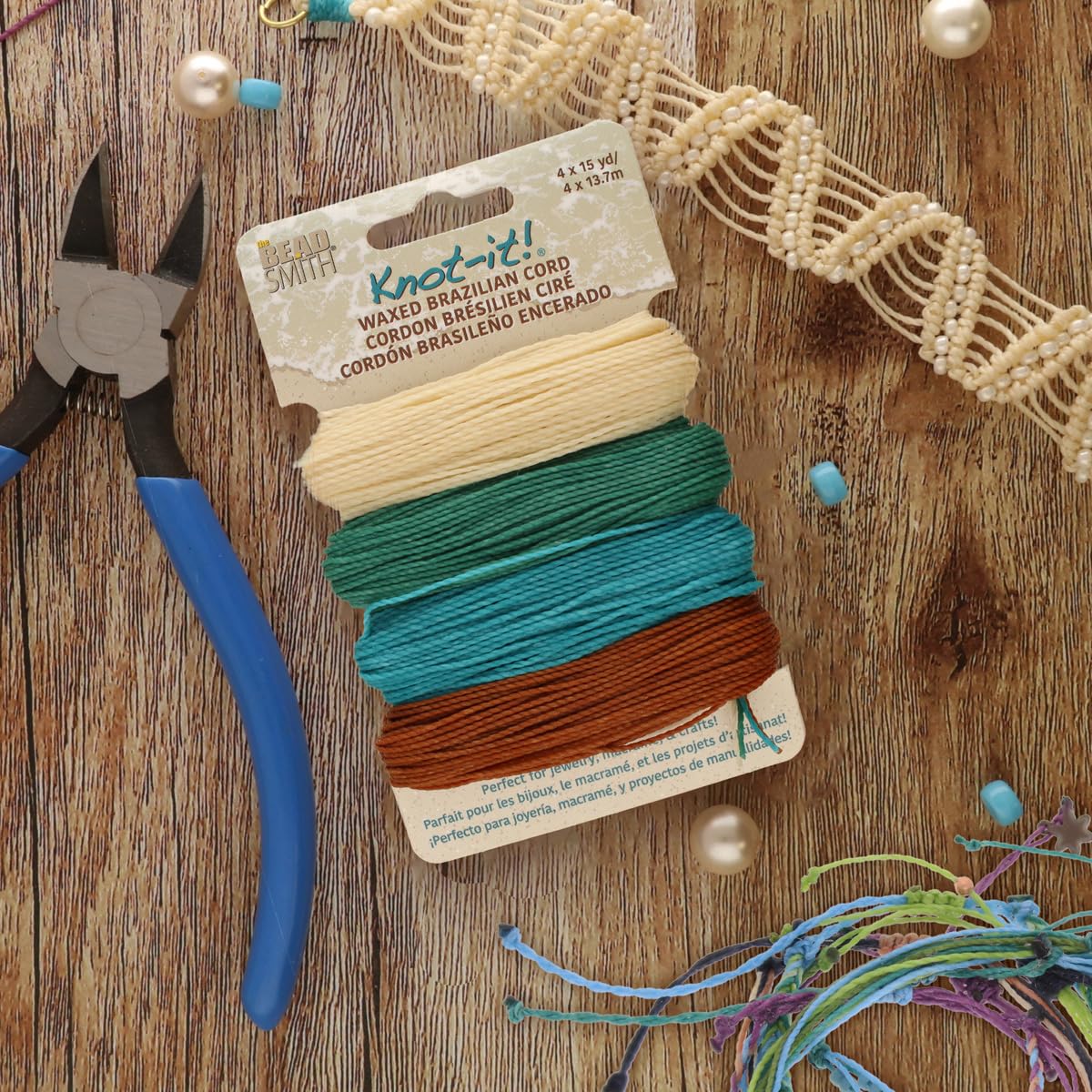 The Beadsmith Brazillian Waxed Cord Mix