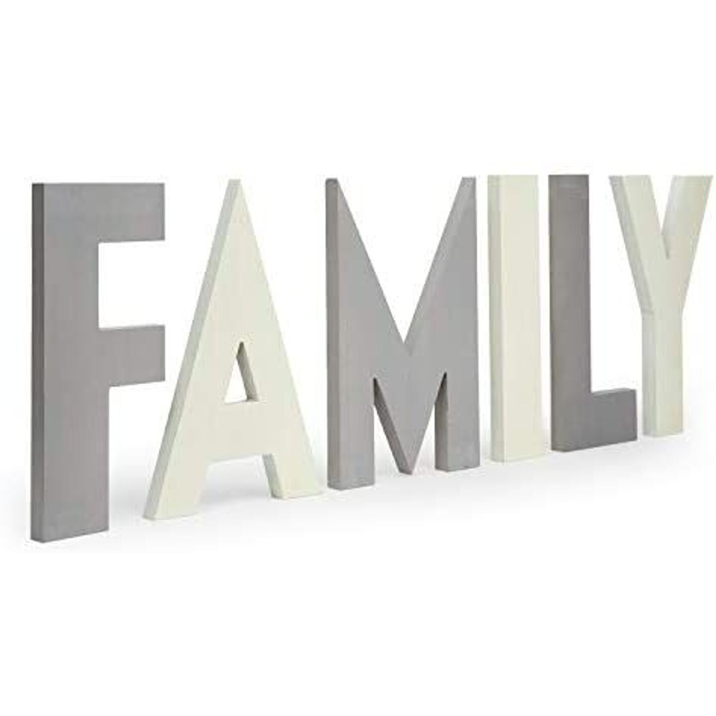 Rustic Wood Letters, Family (11.4 Inches)