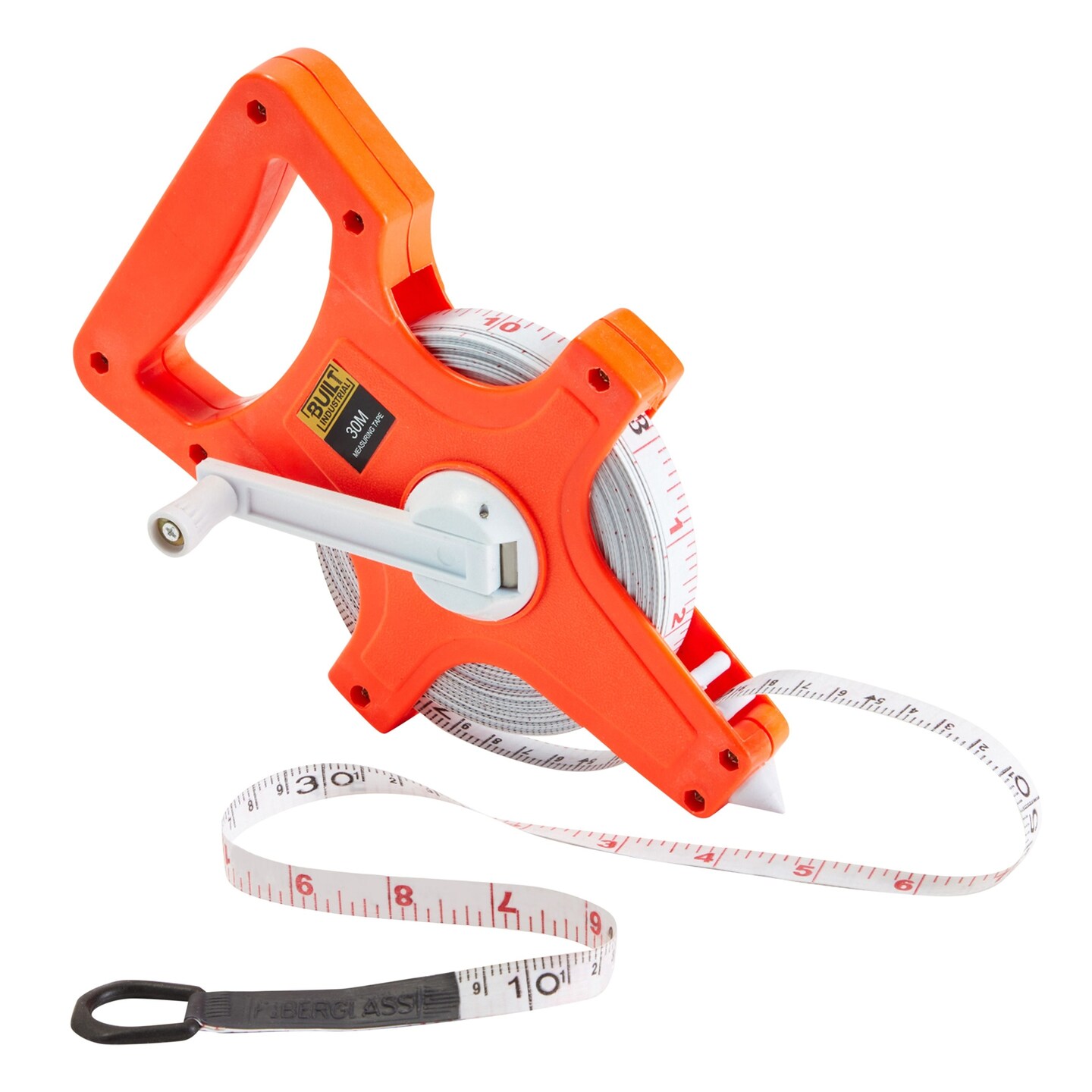 Retractable Open Reel Measure Tape 30 Meter/100 Feet, Track and Field Measuring Tape for Long Jump, Sports, Athletics