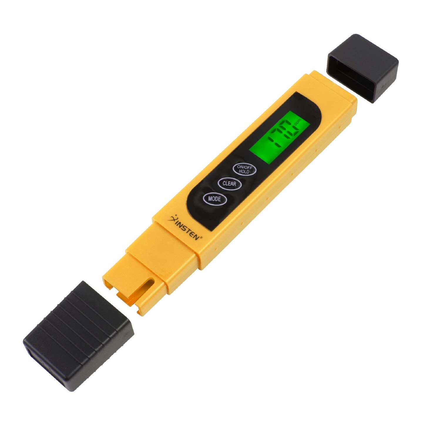Insten - TDS Meter Digital Water Tester for Drinking Water, 3-in-1 TDS, 0-9999ppm, Temperature and EC Meter with Carrying Case, Yellow