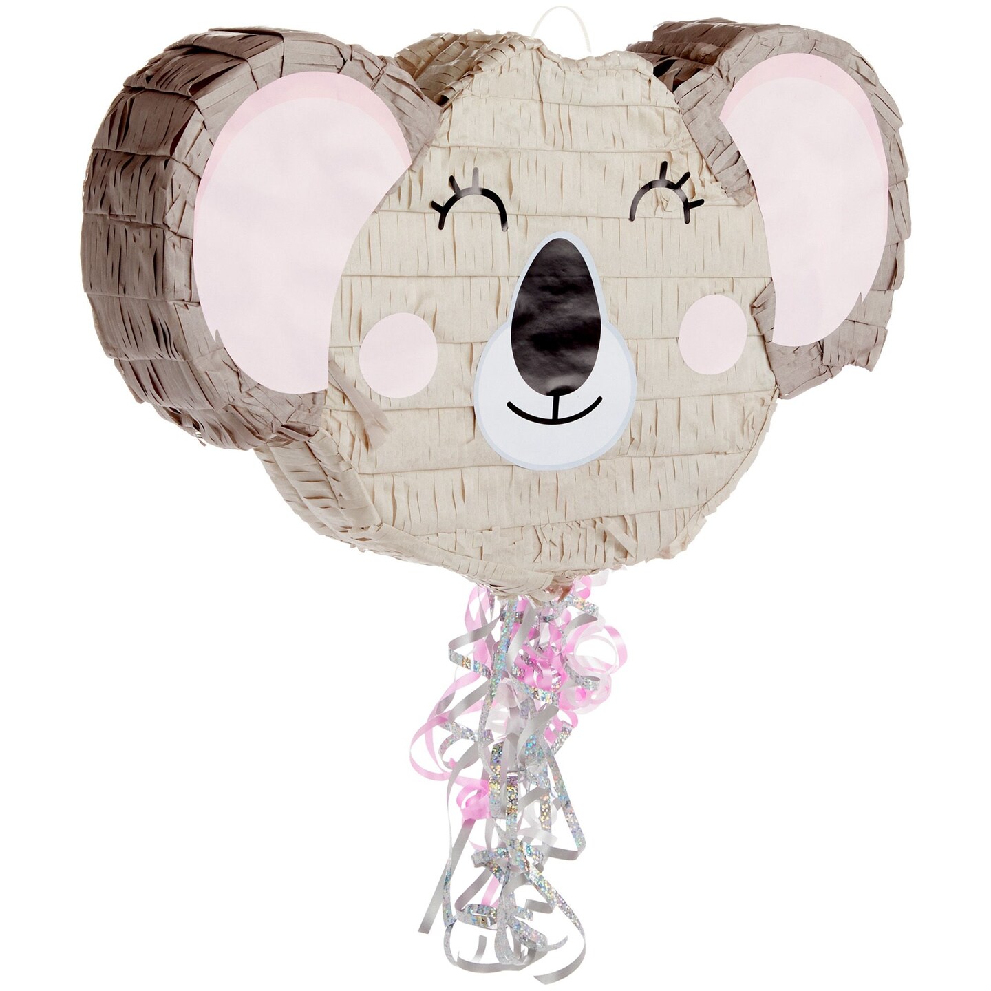 Koala Pinata - Pull String Animal Pinata, Koala, Animal, Jungle Theme Birthday Party Decorations (Small, 16.5x10x3 In)