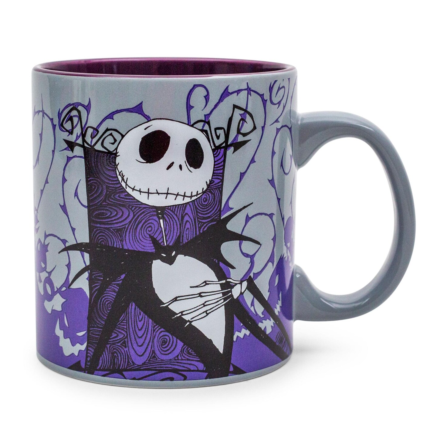 Disney The Nightmare Before Christmas Jack Skellington Purple Ceramic Mug