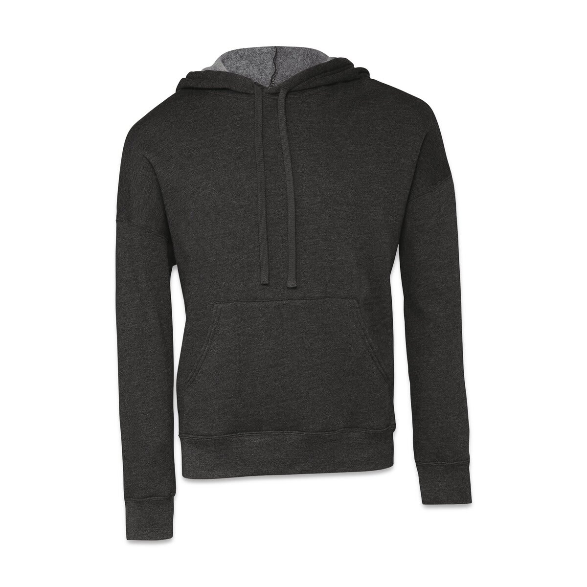 Bella + Canvas Unisex Hoodie Pullover - Dark Grey Heather, X-Large