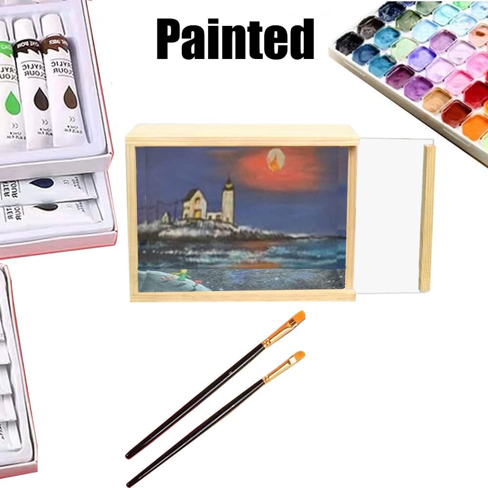 6 Pcs Wood Boxes for Crafts