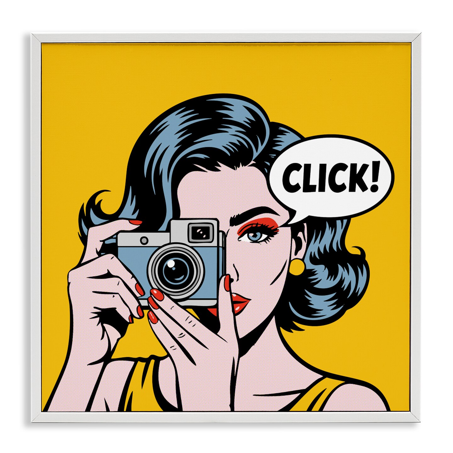 Stupell Industries Click Retro Photographer Framed Giclee, design