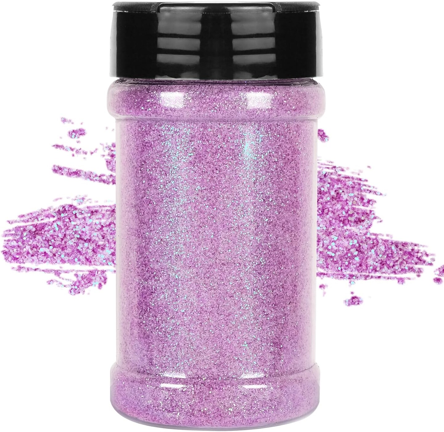 Iridescent Lilac Fine Glitter 4 oz Glitter Powder for Tumblers Resin Crafts Slime Cosmetic Nail Painting Festival Decoration