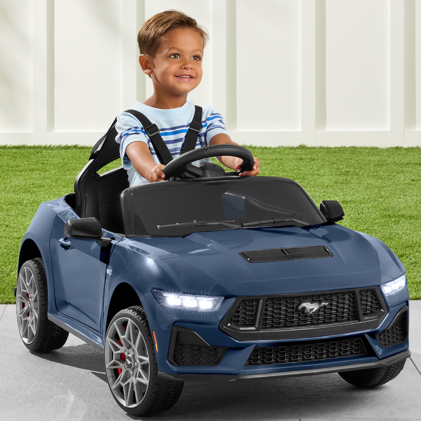 Best Choice Products Kids 12V Electric Ride-On Car Officially Licensed Ford Mustang w/ Remote, LED Lights