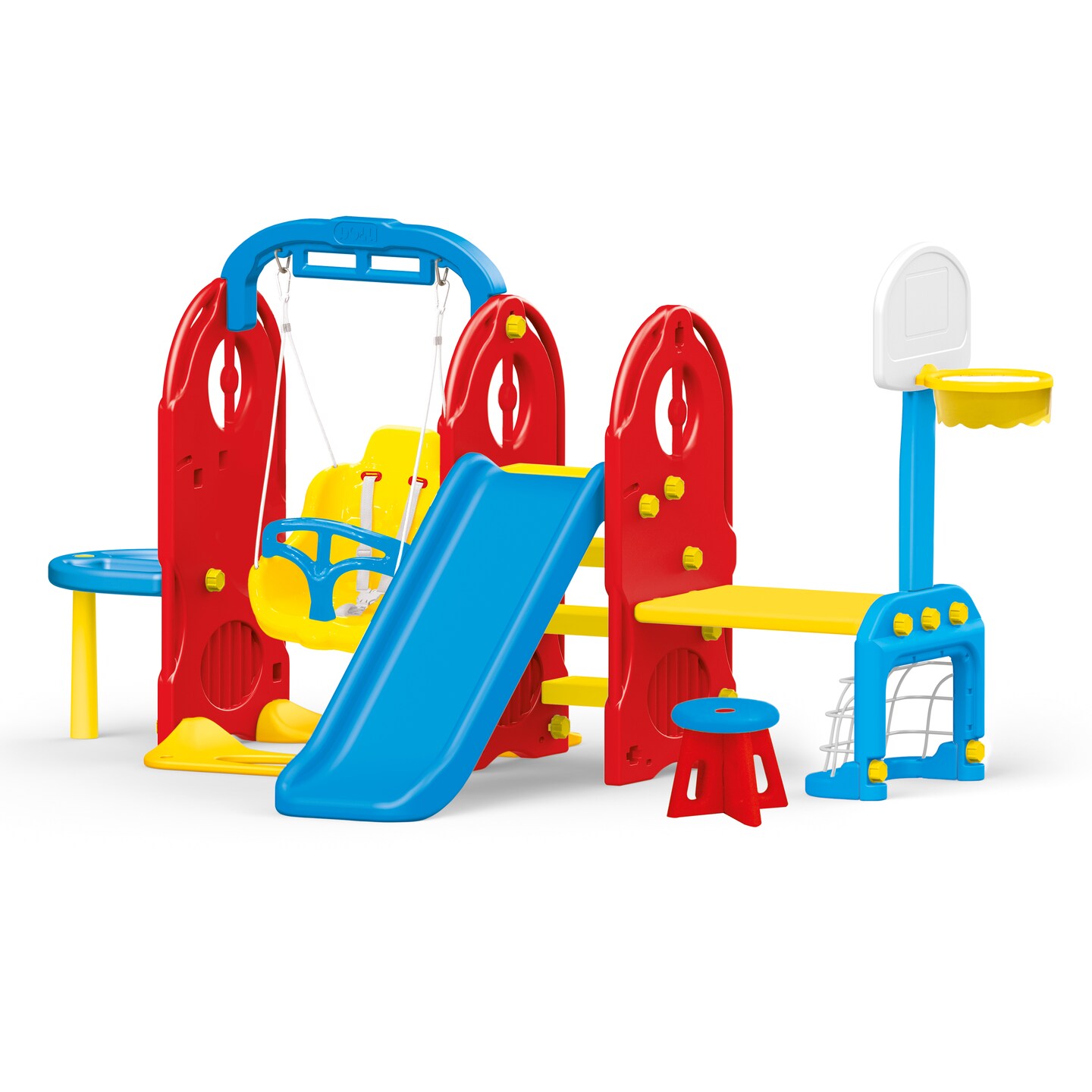 DOLU Toys 7-in-1 Backyard Playground Outdoor Use for Children Ages 2 to 5 Years