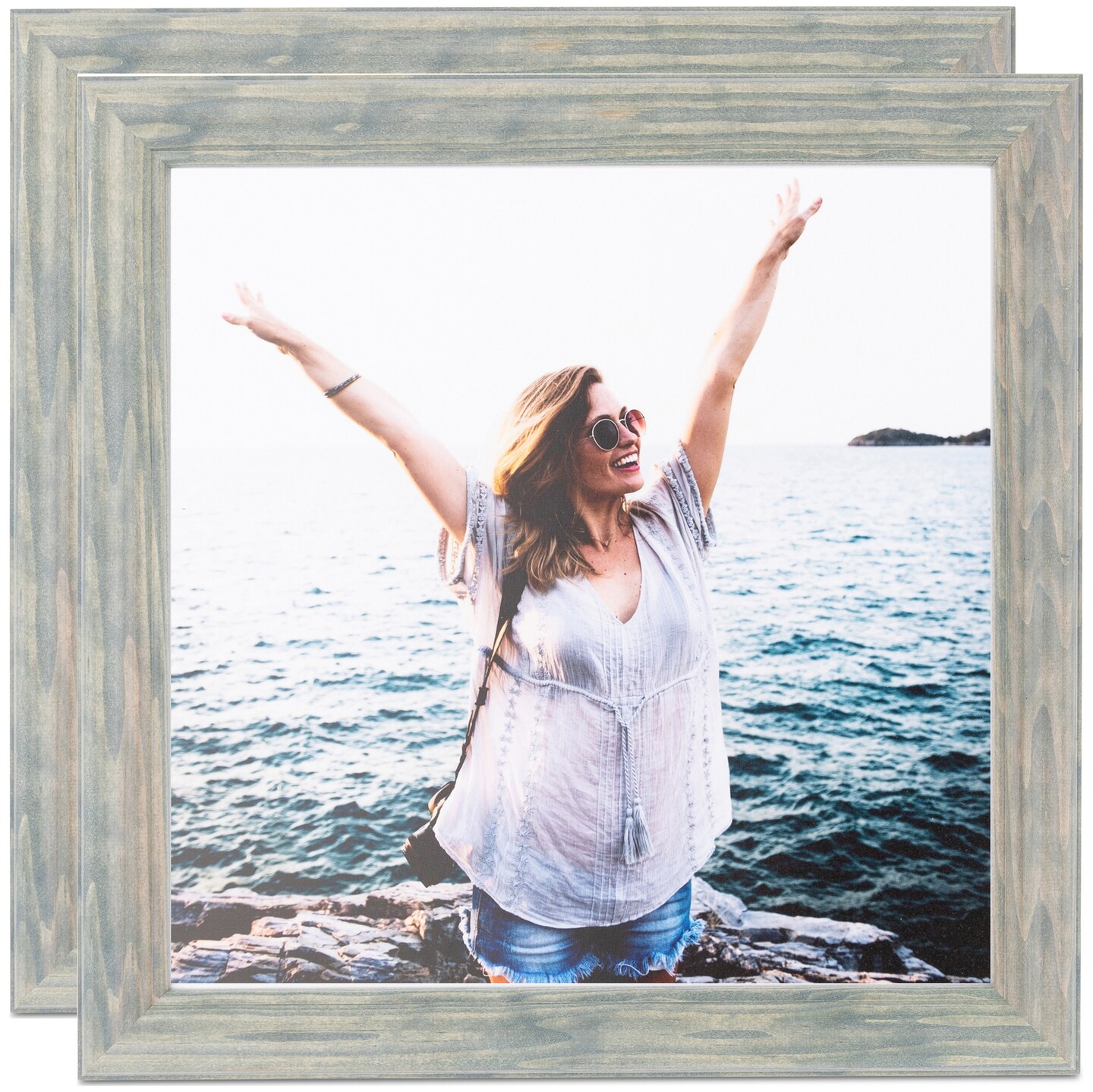 ArtToFrames 20x24 Inch Modern Picture Frame, Multi Pack, Comes with Economy Acrylic (WOMPack-7-20x24)