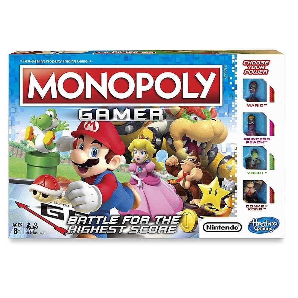 Monopoly Gamer Nintendo Mario Bros Battle Edition Board Game Hasbro