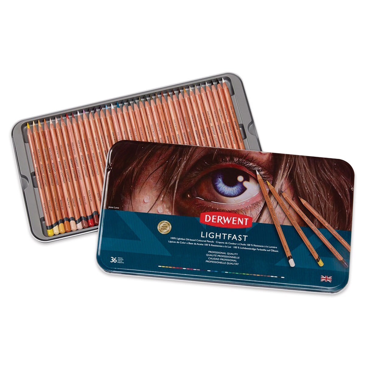 Derwent Lightfast Colored Pencil - Set of 36, Assorted Colors