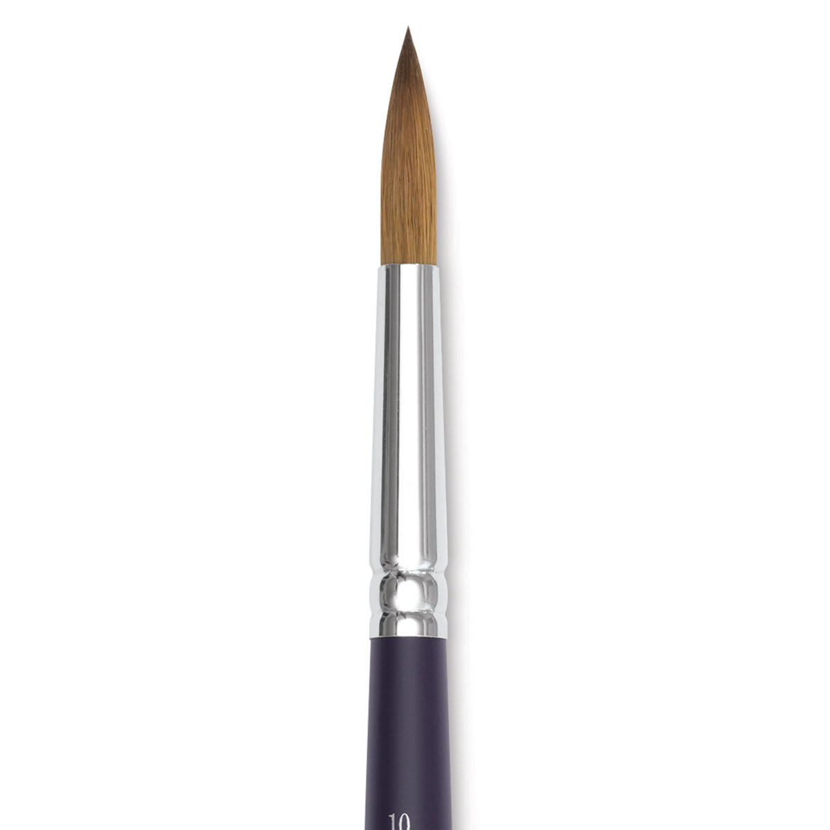 Winsor & Newton Artists' Kolinsky Sable Watercolor Brush - Round, Short Handle, Size 10