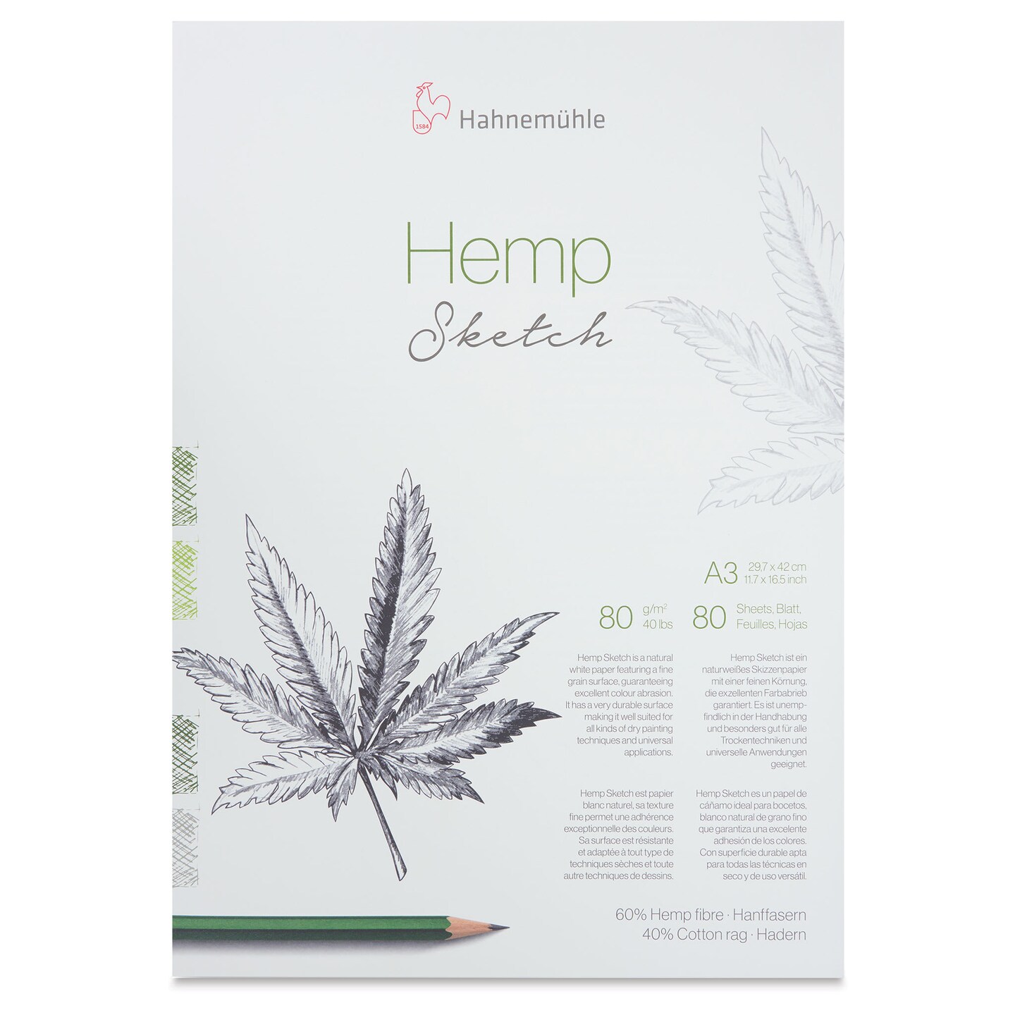 Hahnemühle Hemp Sketch Pad - 11.7