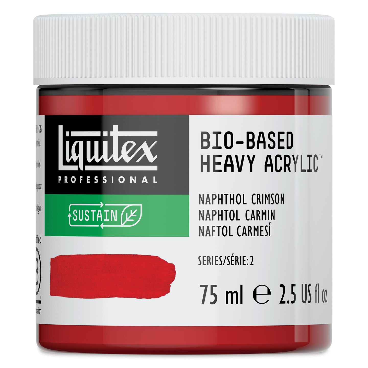 Liquitex Bio-Based Heavy Acrylic Paint - Naphthol Crimson, 75 ml