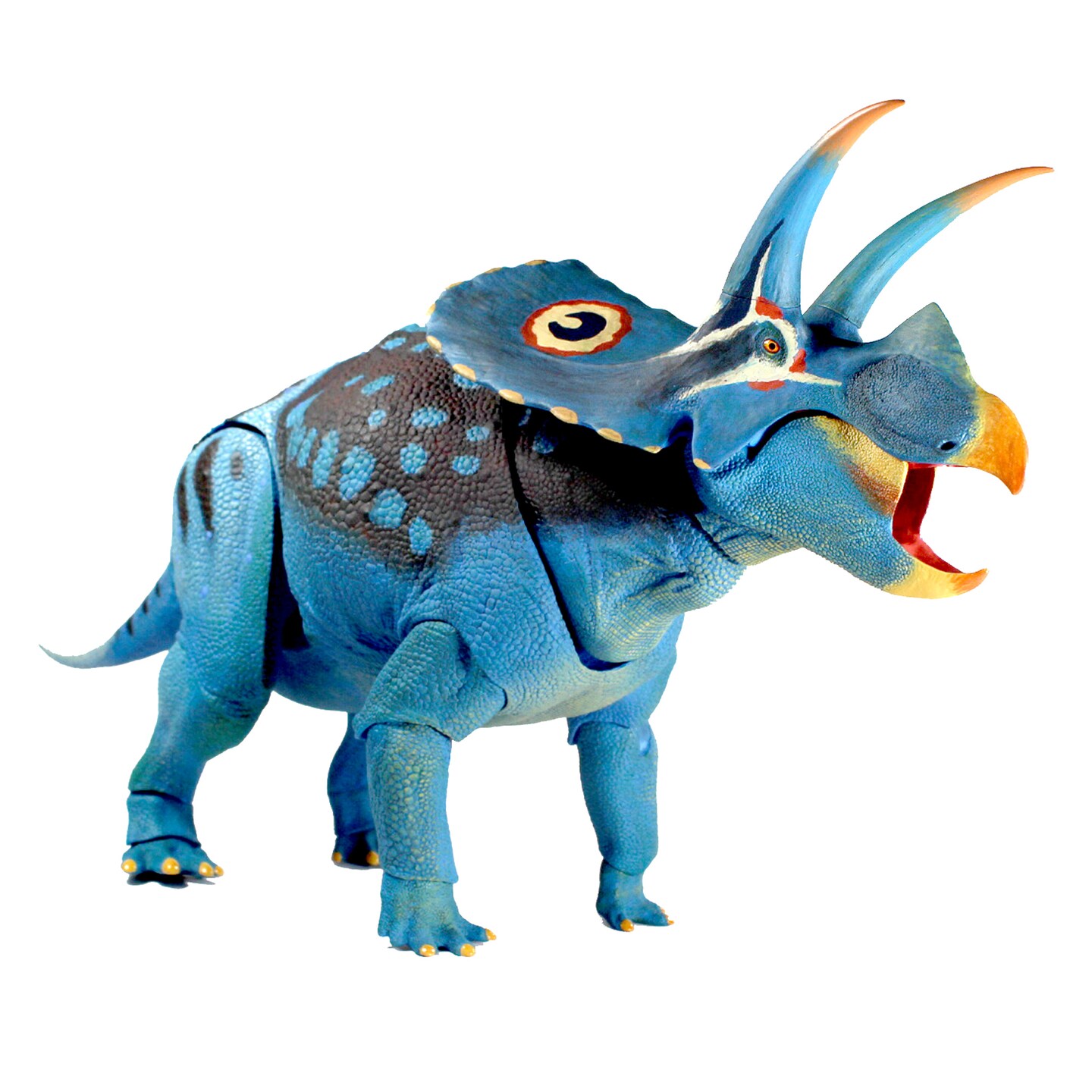 Beasts Of The Mesozoic: Torosaurus Latus - 1/18th Scale Dinosaur Action Figure - 18&#x22; Articulated Collectible Miniature, Hand-Painted