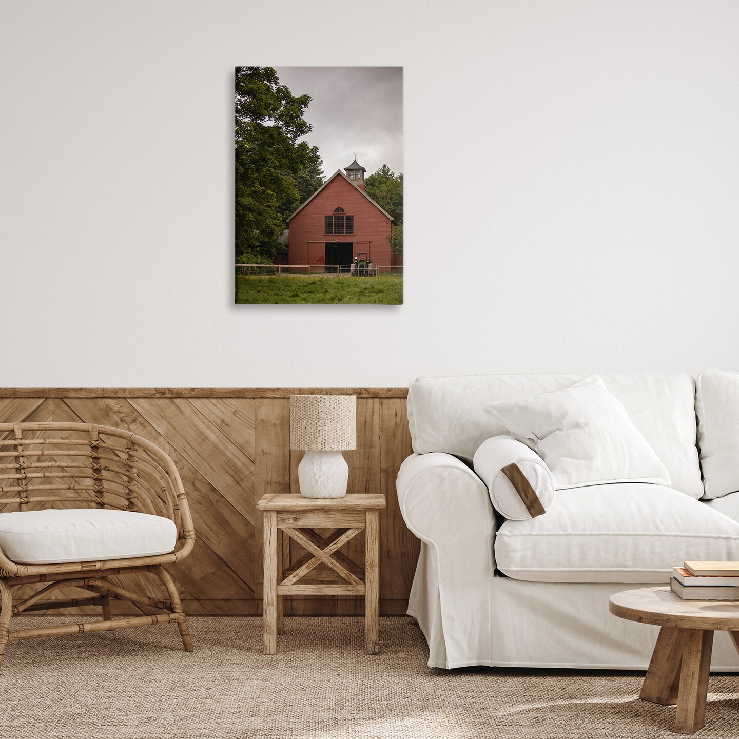 Stupell Industries Traditional Tractor & Farmhouse Canvas Design by Aaron Matheson