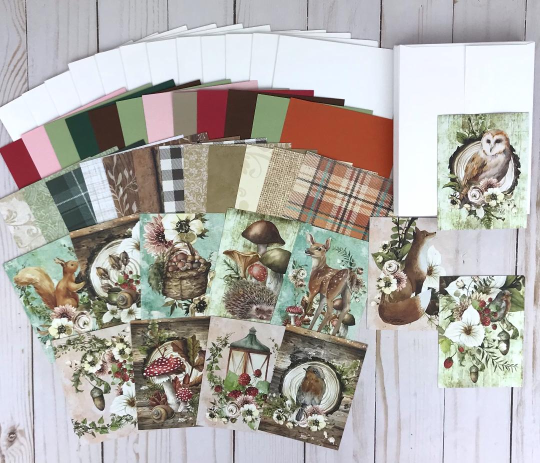 Fall Craft Kit for Women, Fall Card Kits, Card Making Kit for Adults ...
