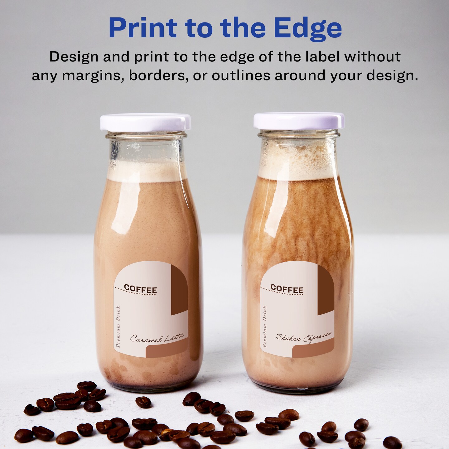 Avery Matte White Arched Labels, 3&#x22; x 2-1/4&#x22;