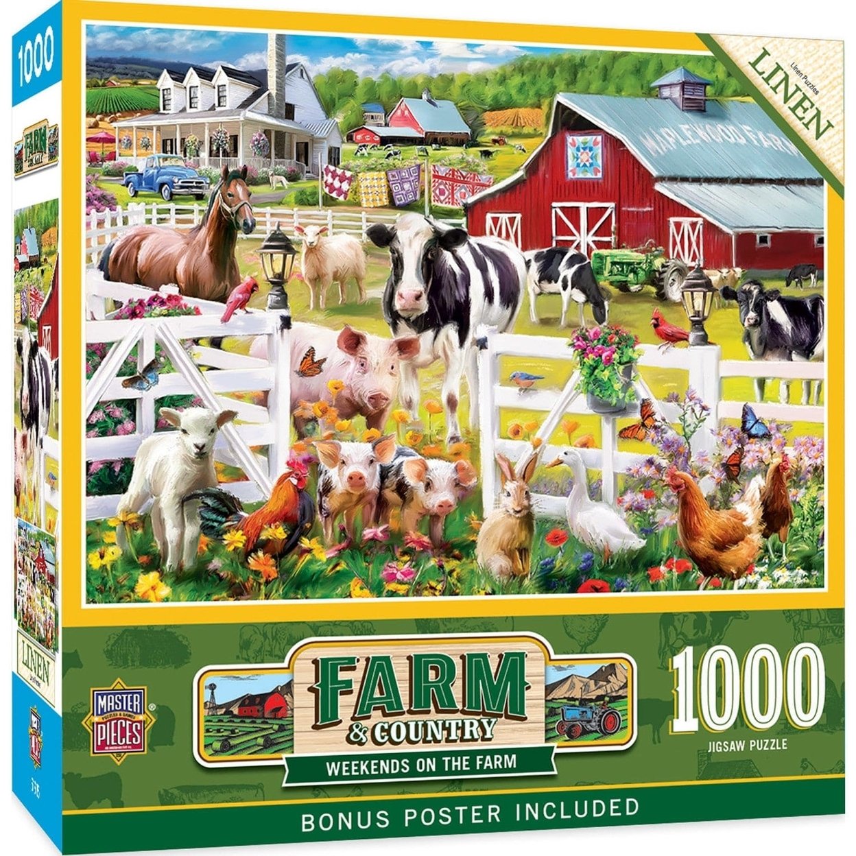 Farm And Country Weekends On The Farm 1000 Piece Jigsaw Puzzle Summer Scene
