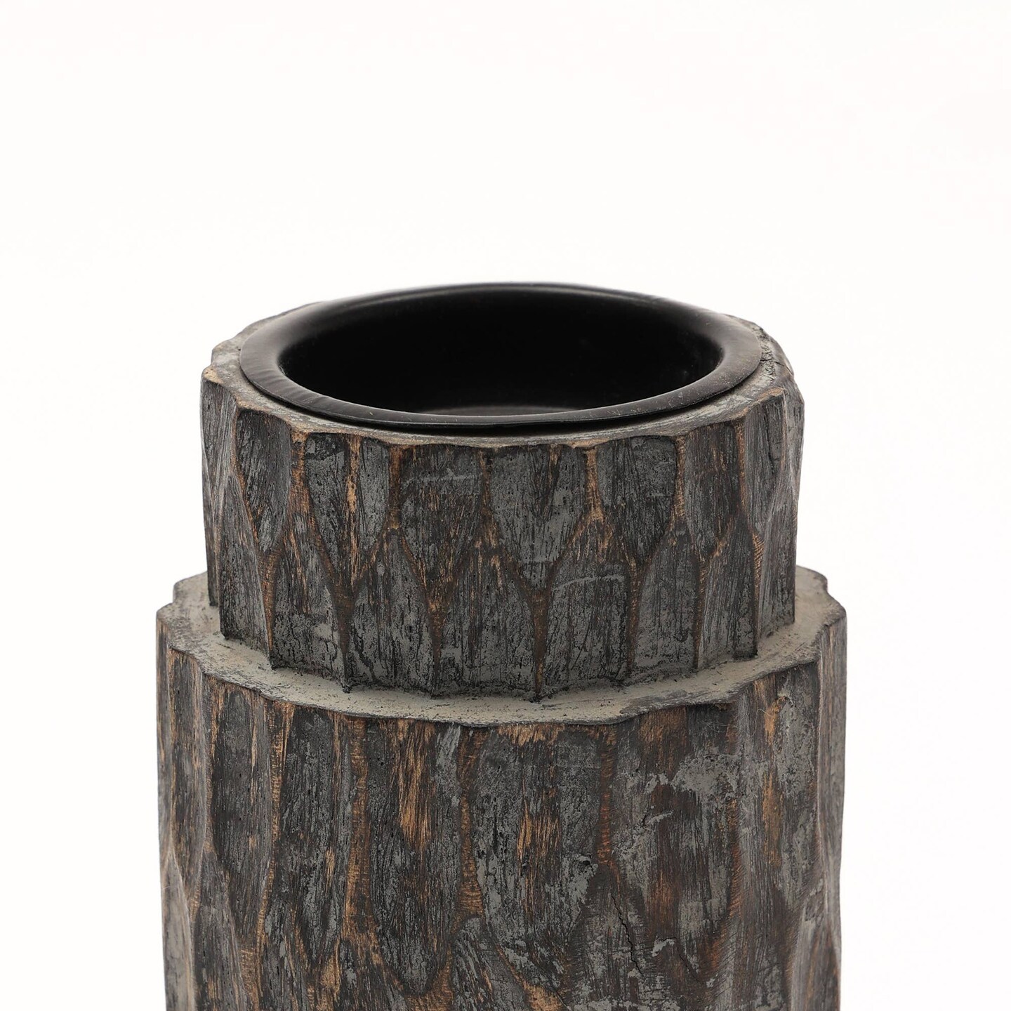 Elegant Wooden Centerpiece Candle Holder