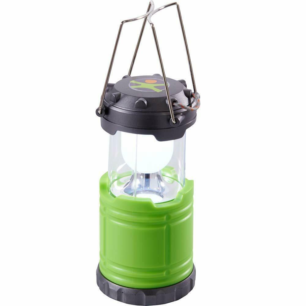HABA Camping Lantern with Sturdy Handles for Carrying & Hanging with Handy Storage Compartment, Terra Kids Camping Essentials for Kids ages 5+