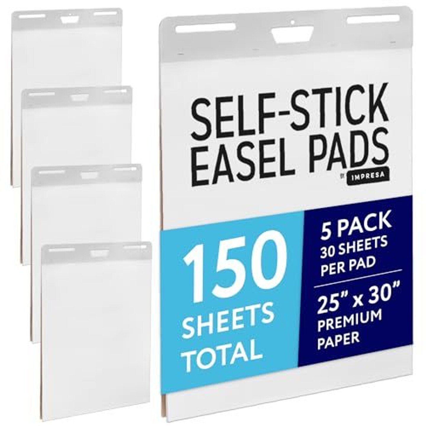 Colarr 3 Pack Large Sticky Easel Pad Flip Chart Paper