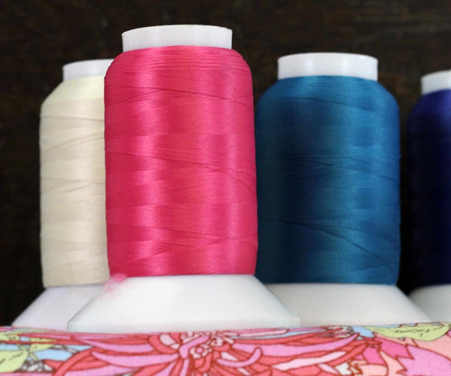 Threadart Wooly Nylon Thread - 1000m Spools - Serger Sewing Stretchy Thread - 50 Colors Available