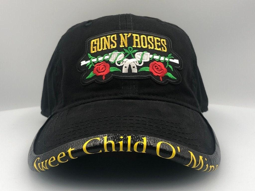 Guns N' Roses Band Hat With Custom Brimmtrimm Hat Accessory Brim Protector Classic Rock Personalized Gift Slash Axl Cap