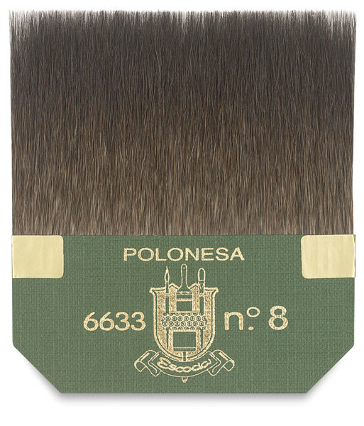 Escoda Squirrel Hair Tip Brush - Square Edge Gilding, Size 10