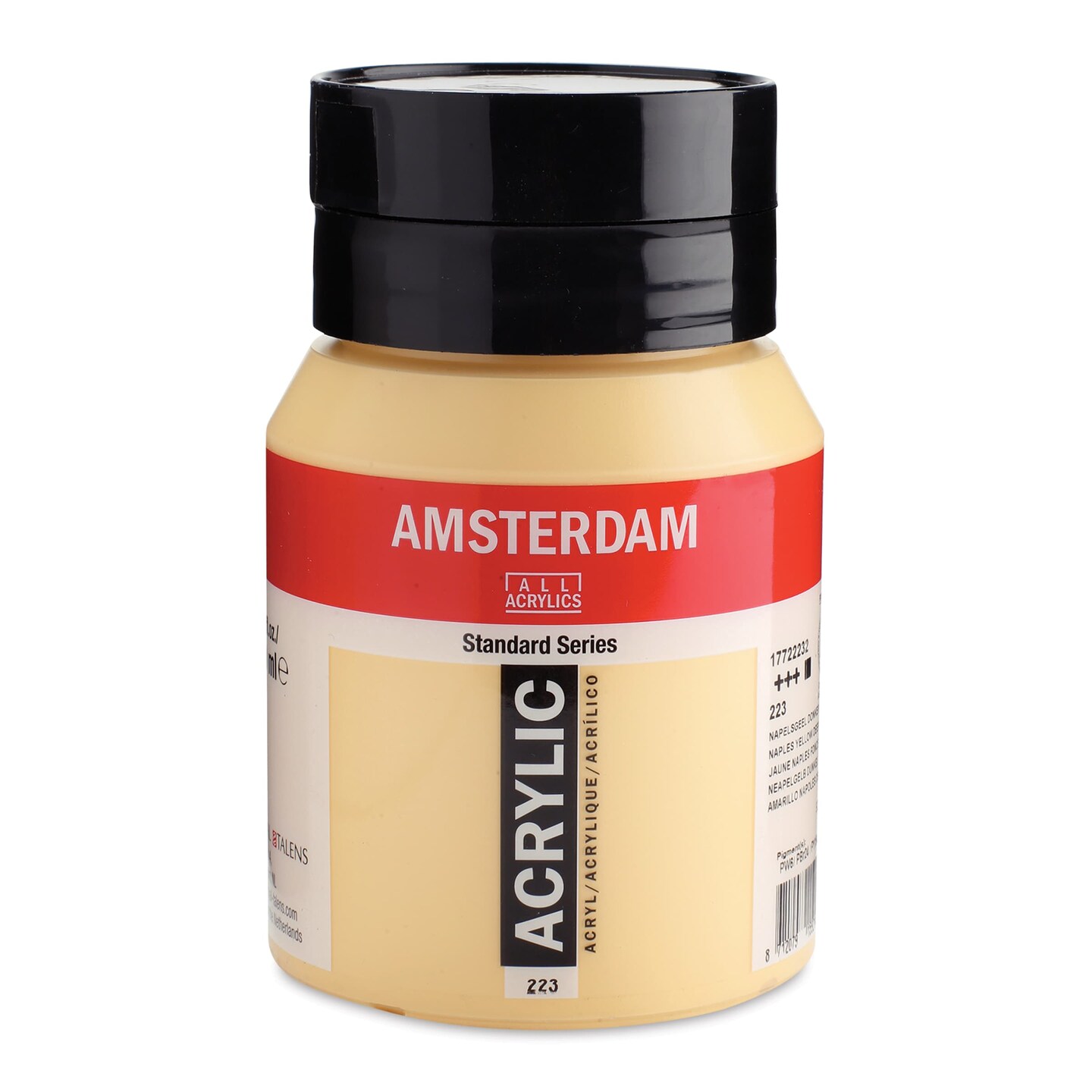 Amsterdam Standard Series Acrylic - Naples Yellow Deep, 500 ml bottle