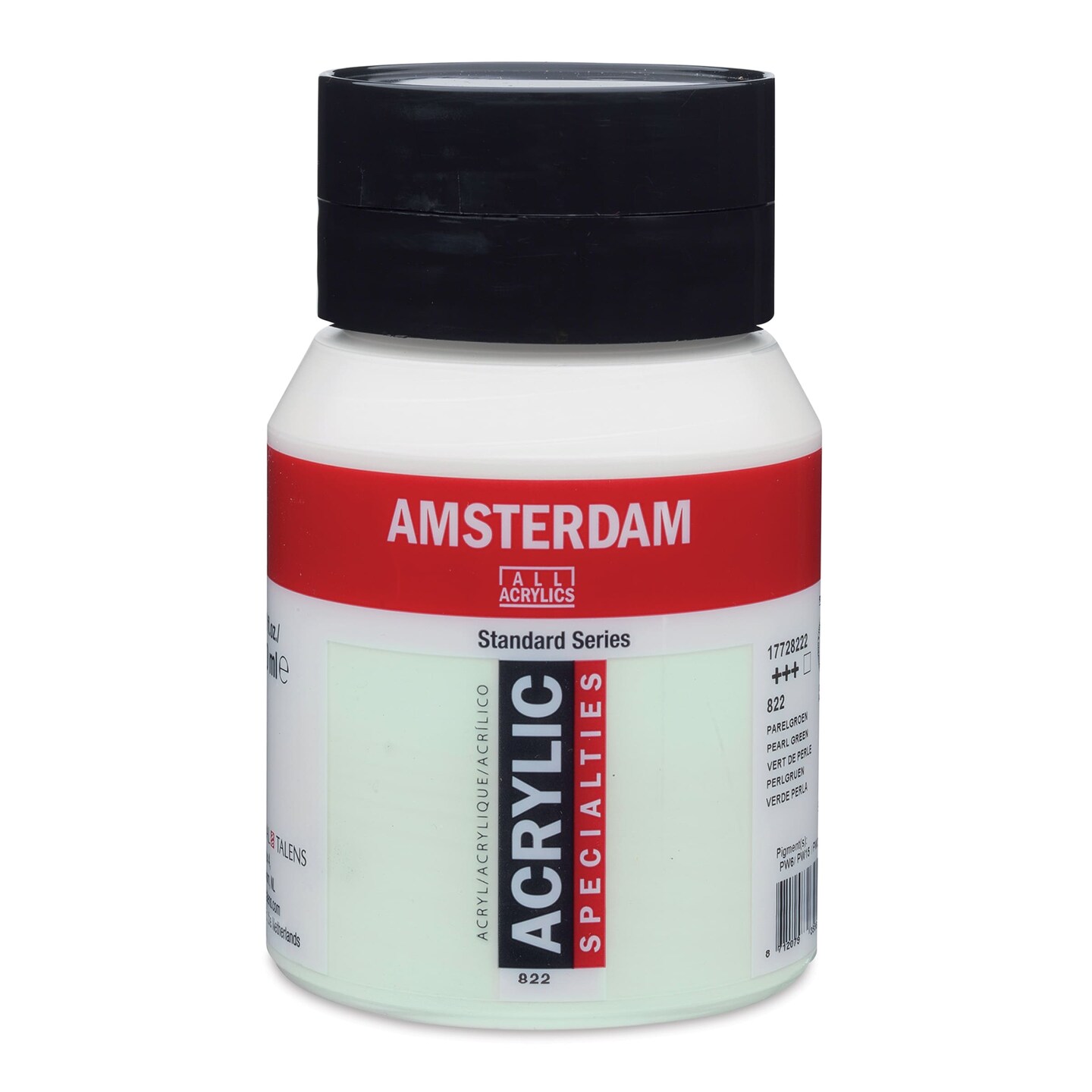 Amsterdam Standard Series Acrylic - Pearl Green, 500 ml bottle