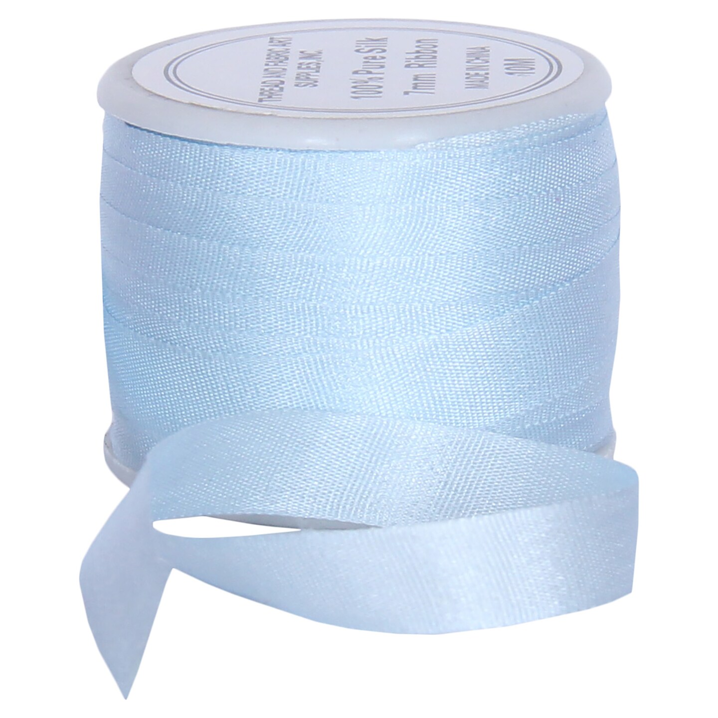 Threadart 100% Pure Silk Ribbon - 3 Widths 2MM, 4MM, 7MM - 50 Colors Available