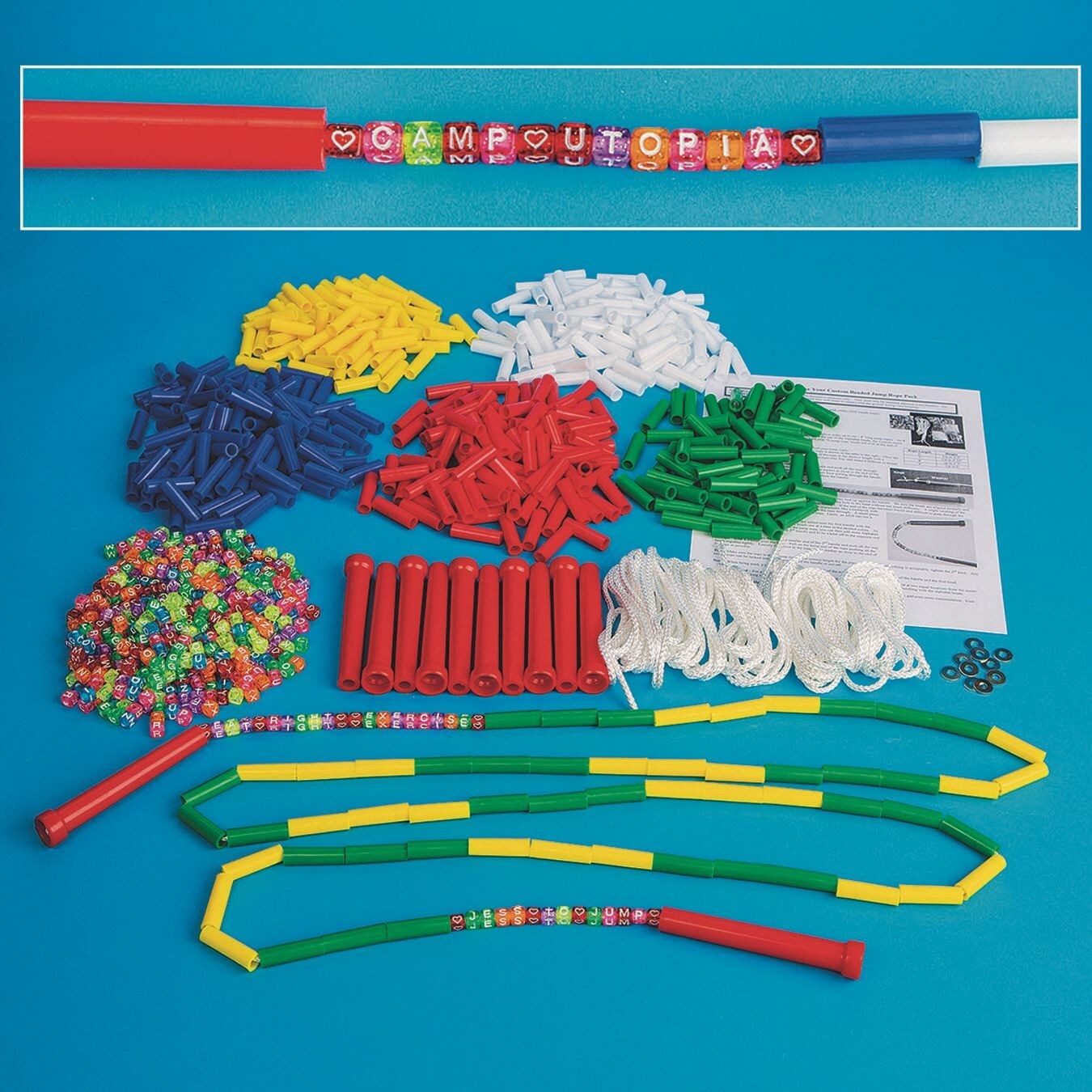 Make Your Own Custom Beaded Jump Rope Pack (Set of 6)