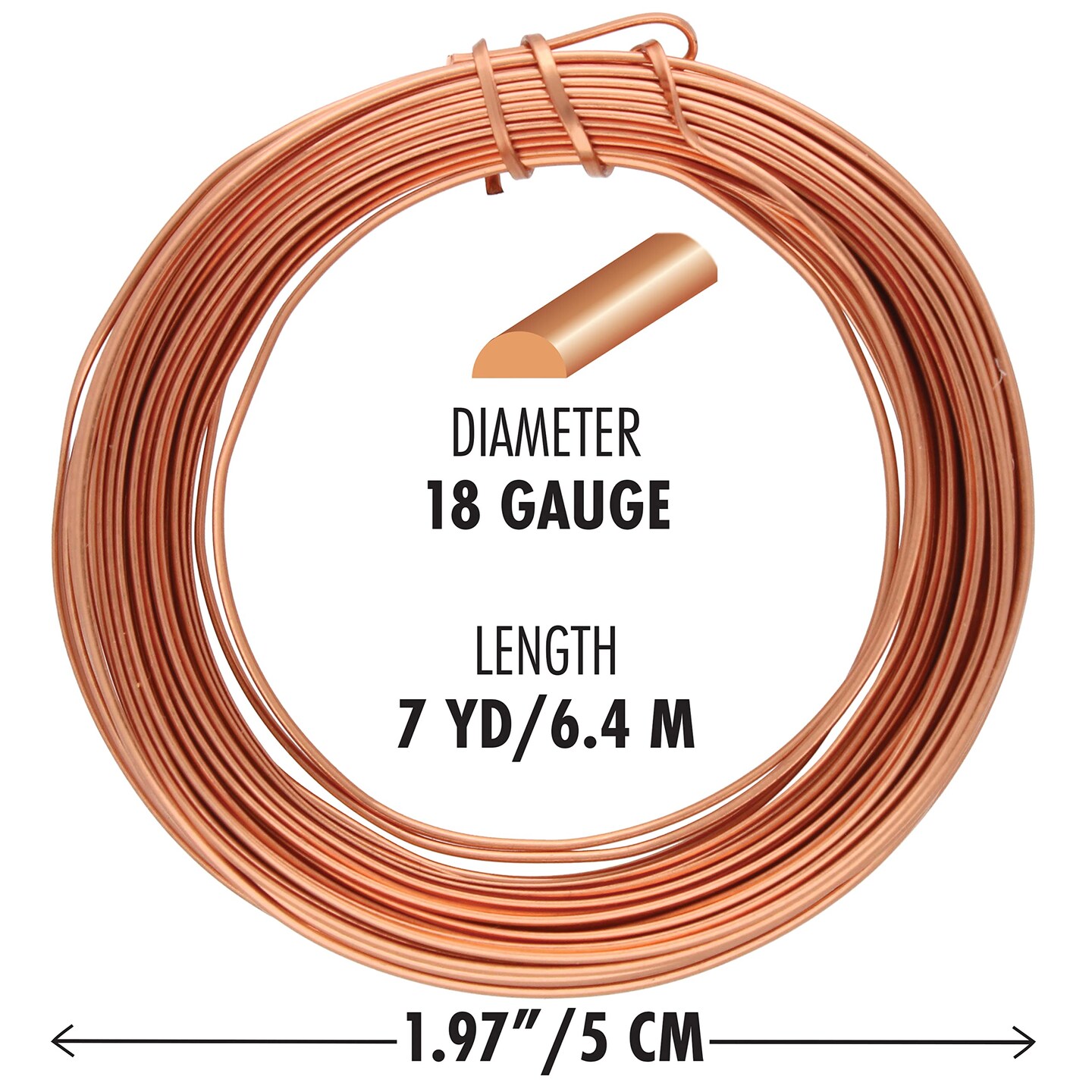 The Beadsmith Half-Round Craft Wire &#x2013; Soft Temper Jewelry Wire