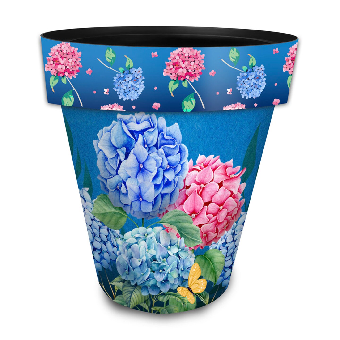 Colorful Hydrangeas Large Planter, Model: DEBL-FL02229 | Michaels