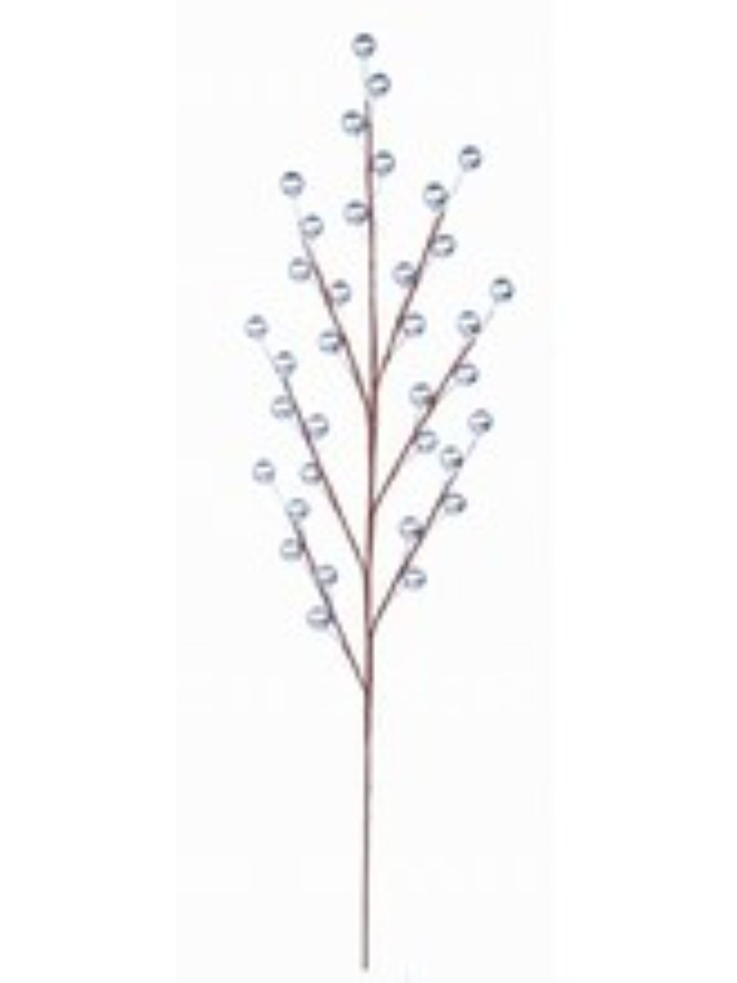 6-Pack Silver Holly Berry Stems with 35 Lifelike Berries | 19-Inch | Festive Holiday Decor | Trees, Wreaths, &#x26; Garlands | Christmas Picks | Home &#x26; Office Decor - 2024 Christmas Collection, Floral Home by Artificial Flowers