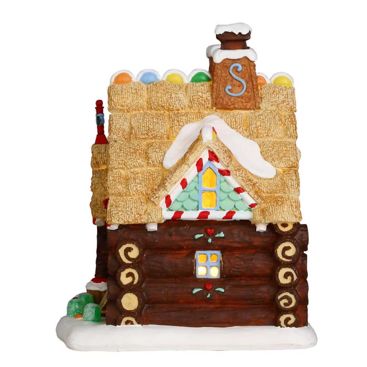 Lemax Sugar &#x27;N Spice Village: Yule Log Cabin