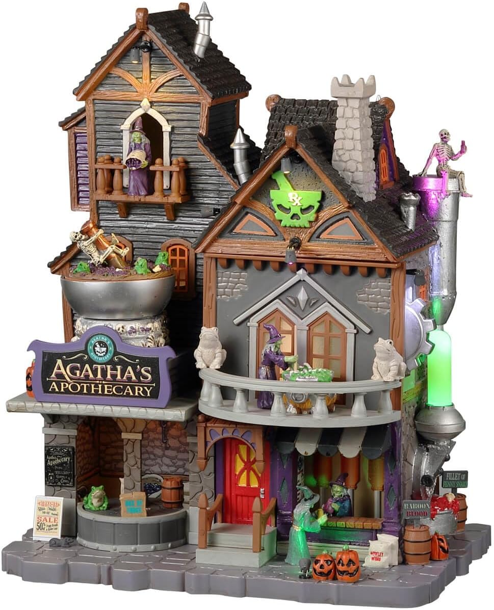 Lemax Spooky Town Village: Agatha&#x27;s Apothecary