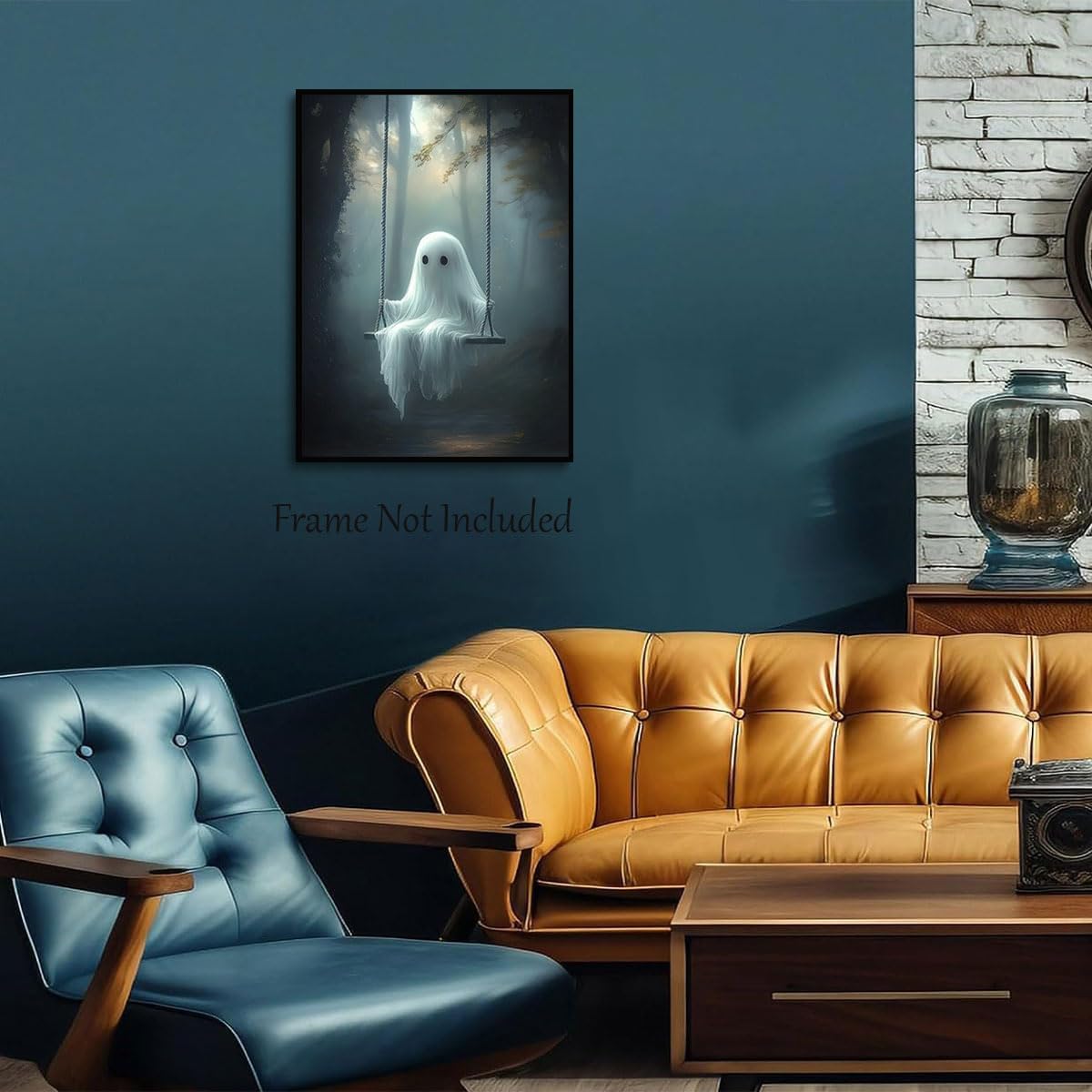 Cute Ghost Canvas Wall Art