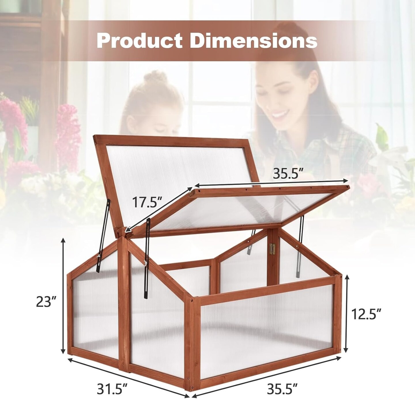 Wooden Portable Greenhouse Plant Grow Room