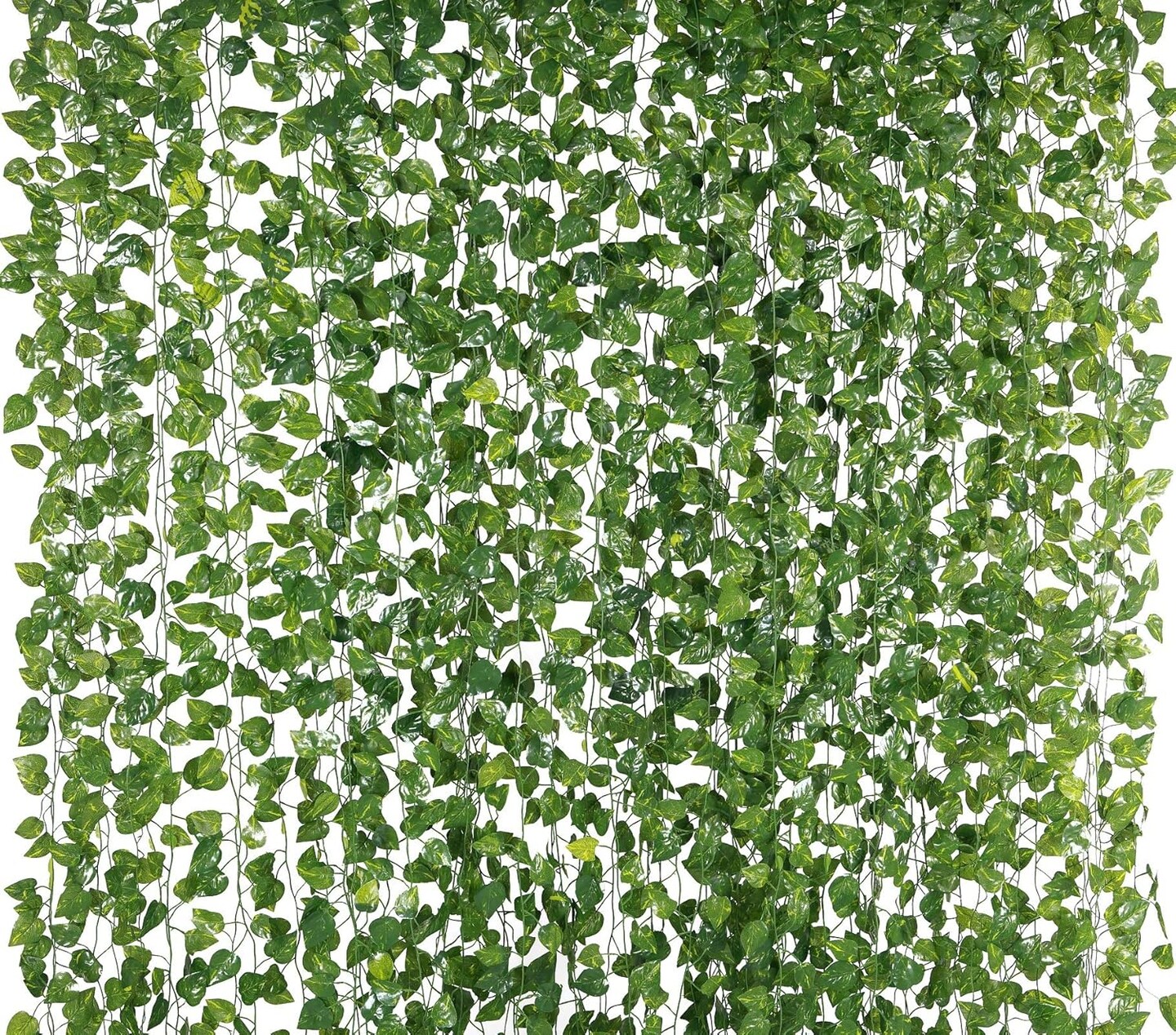 78FT Artificial Ivy Garland – 12 Pack Silk Vine Leaves for Wedding, Home, Kitchen, Garden, Office & Wall Decoration